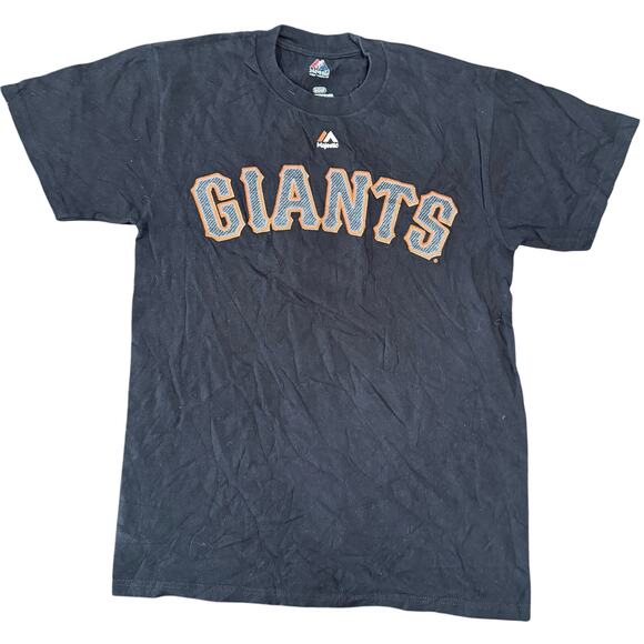 Vintage Tees - Majestic MLB San Francisco Giants Hunter Pence Graphic Tee*SZ‎ S - Picture 1 of 4